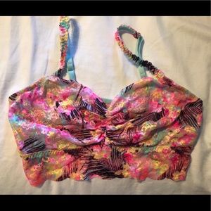 PINK Victoria’s Secret Hawaiian print bralette